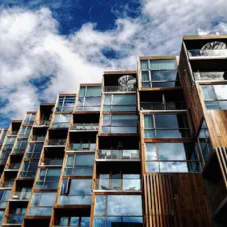 residential building with balconies