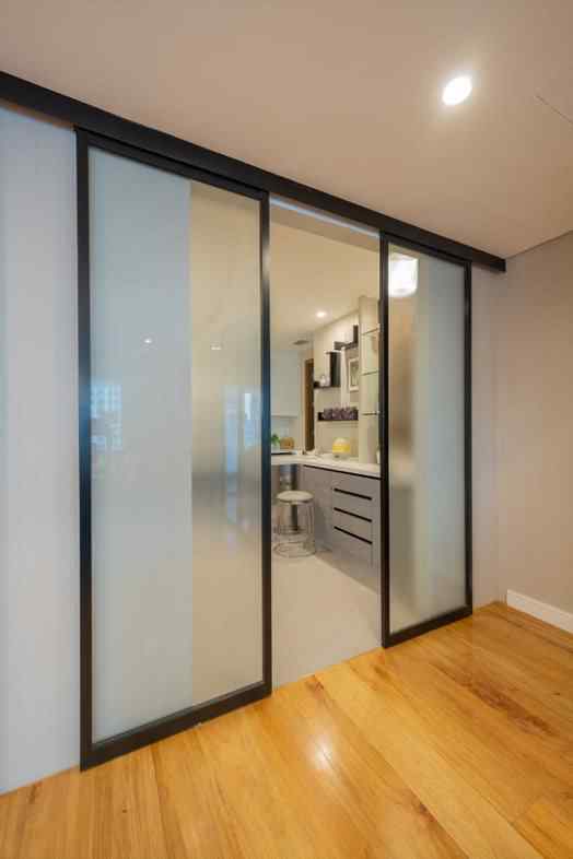 3 mult unit wall slide door