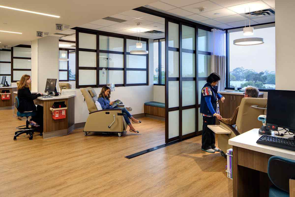 medical infusion rooms hospital in San Diego