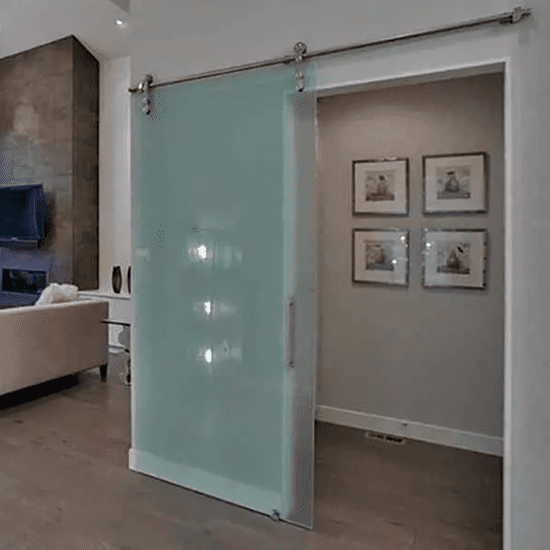 media Toelating Inferieur Interior Modern Glass Barn Doors | The Sliding Door Company