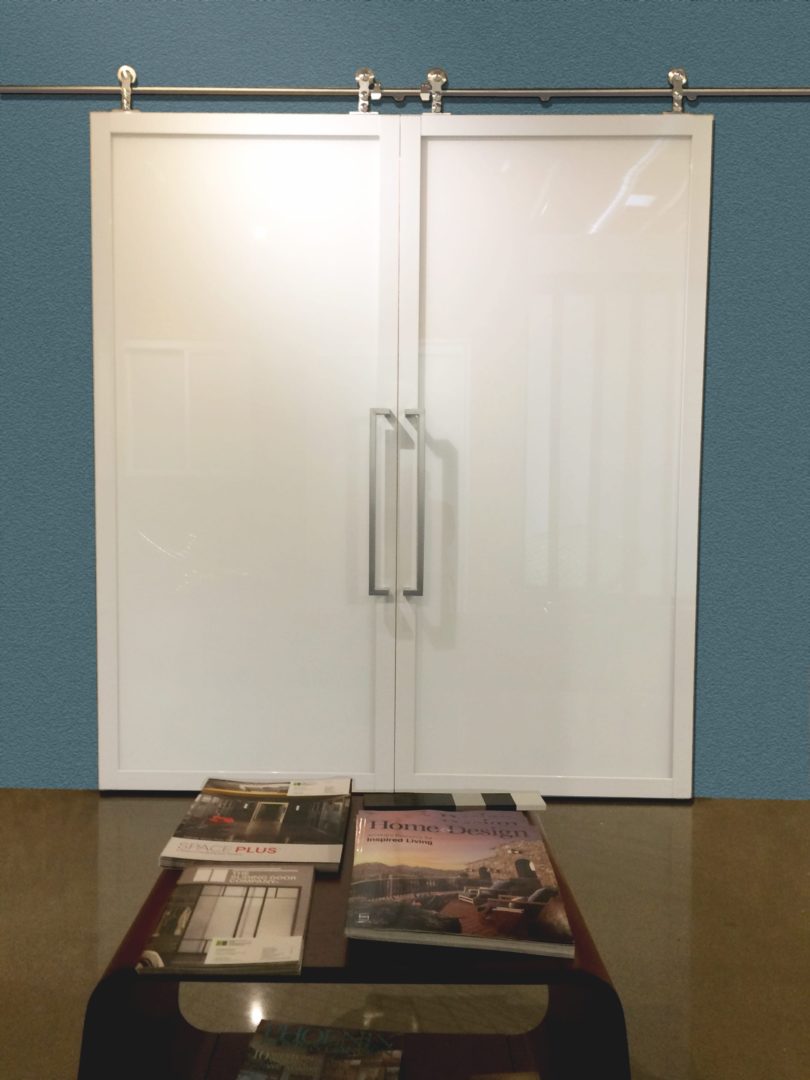 Interior Modern Glass Barn Doors The Sliding Door Company