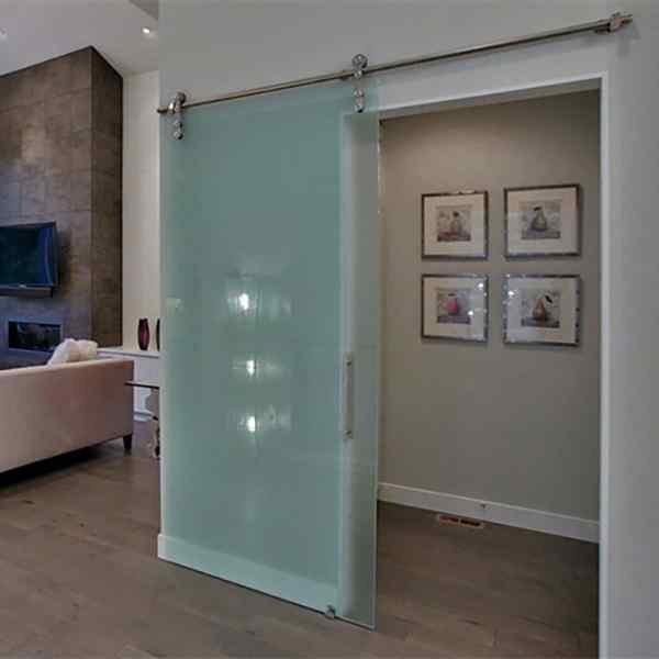 Frosted Glass Sliding Barn Doors Glass Designs