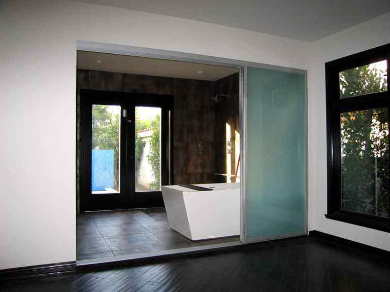 Lifestyle with sliding glass door