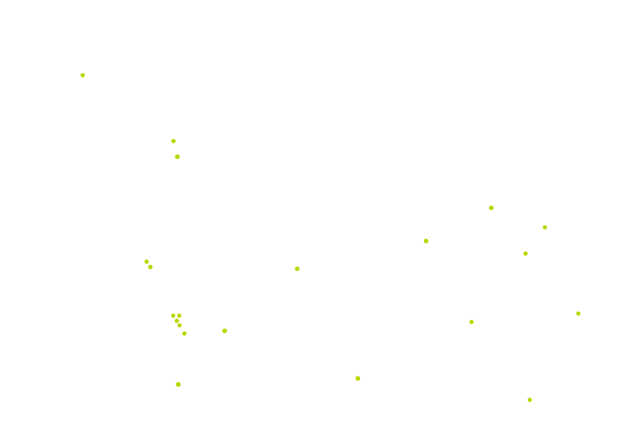 the sliding door map with serving areas