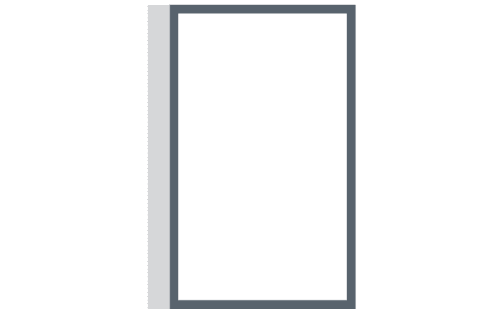 Stand alone fixed panel graphic image design