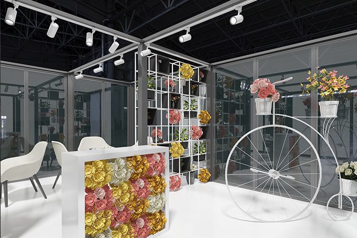 The Sliding Door Company Glass Wall System - Flower Shop 4