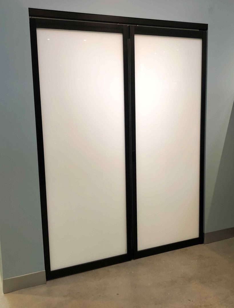 bi fold glass doors closet bifold frame