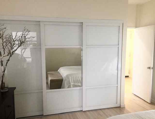 closet doors deluxe white mirror designer