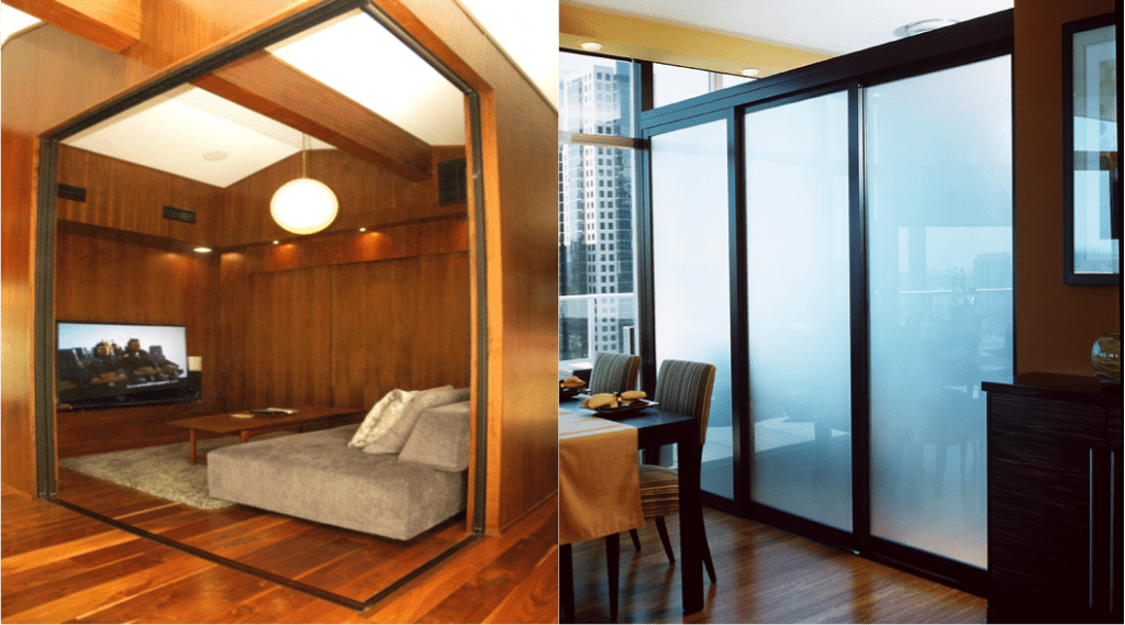 Glass Room Dividers create spaces that matter! The Sliding Door Company