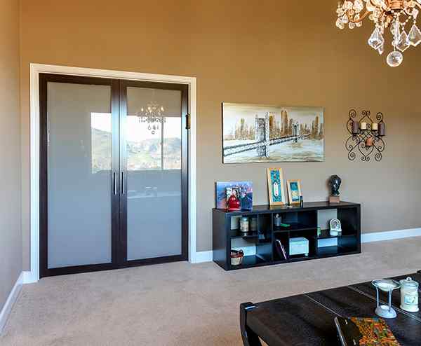 double swing french doors wenge frame residential