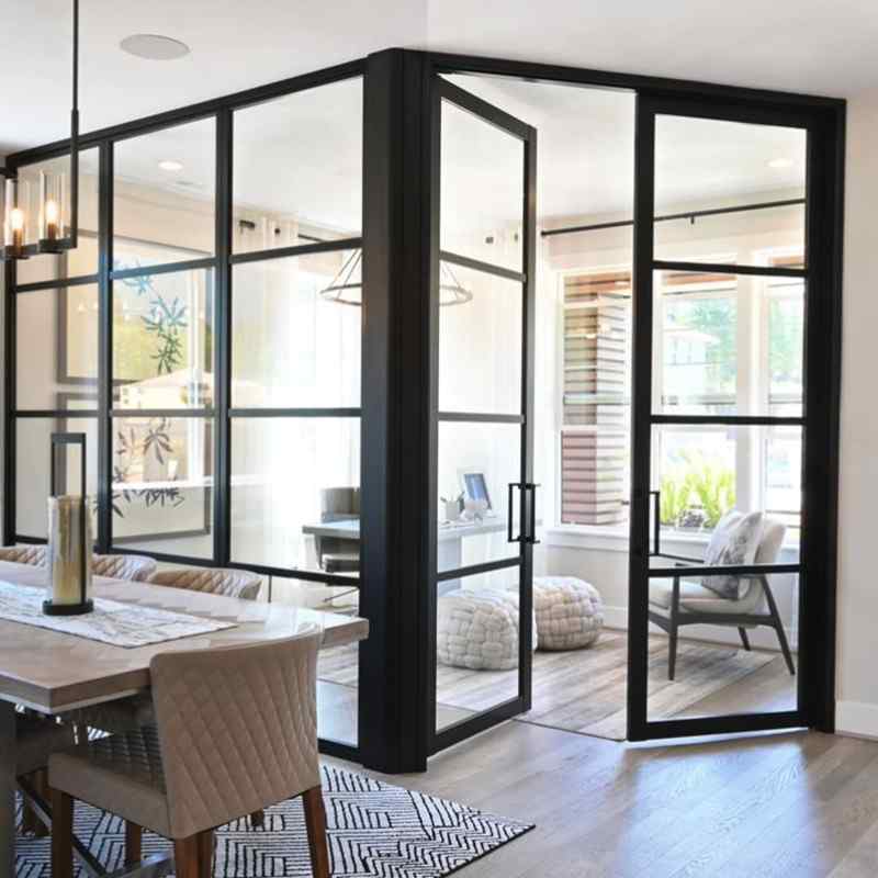 Modern Glass Swing Doors Custom