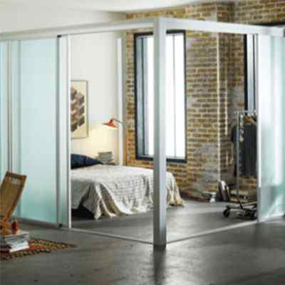 L shape room divider