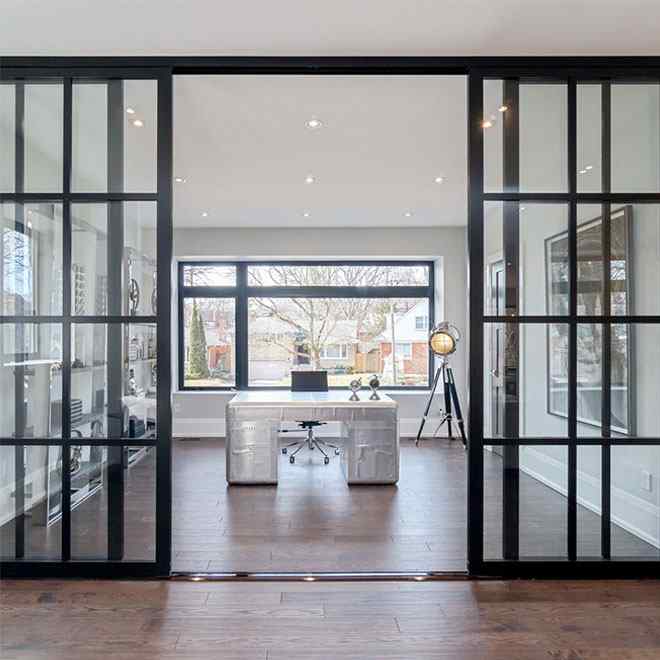 studio sliding door space divider