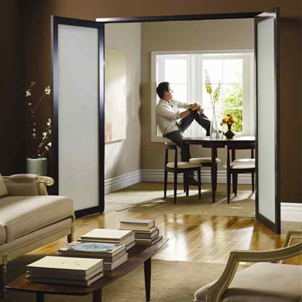 open double swing doors french residential
