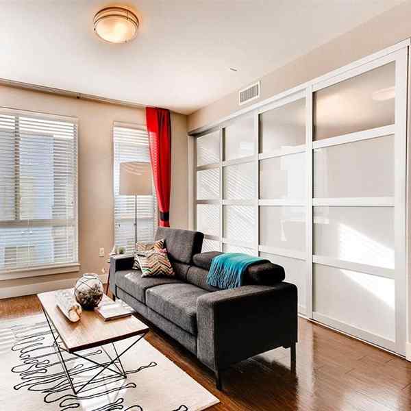 room divider glass Door condo apartment partition