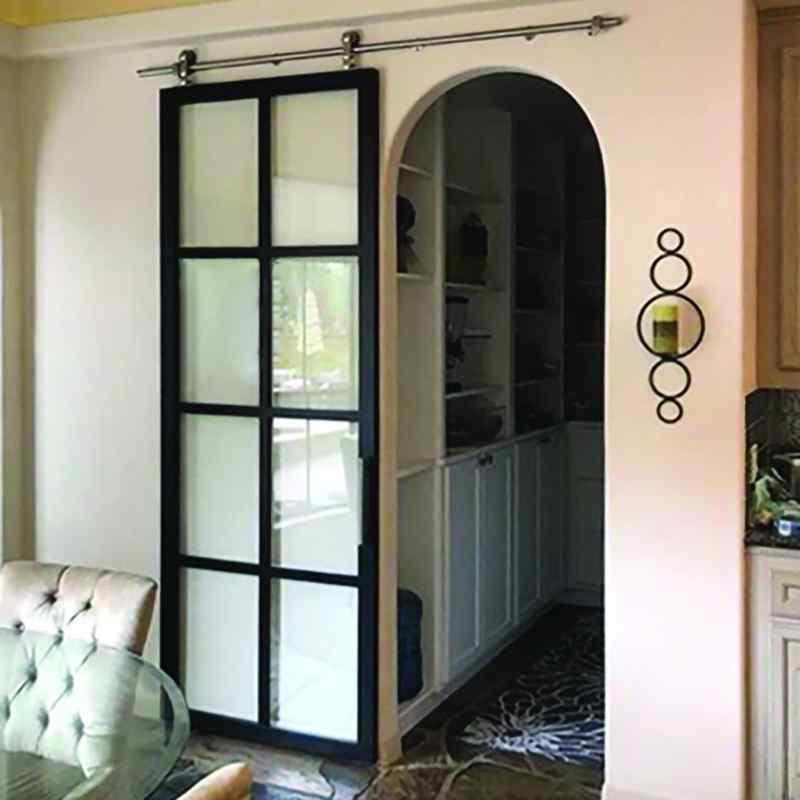 Interior Modern Glass Barn Doors | The Sliding Door Company