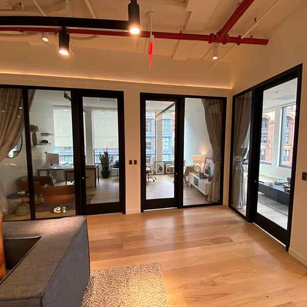 swing doors office rooms commercial space